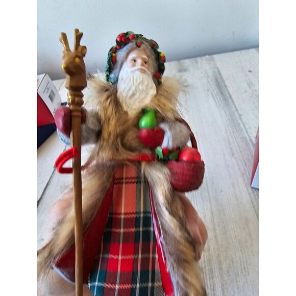 Hallmark 2022 19th Father‎ Xmas ornament new tree deer stag basket - Picture 10 of 11